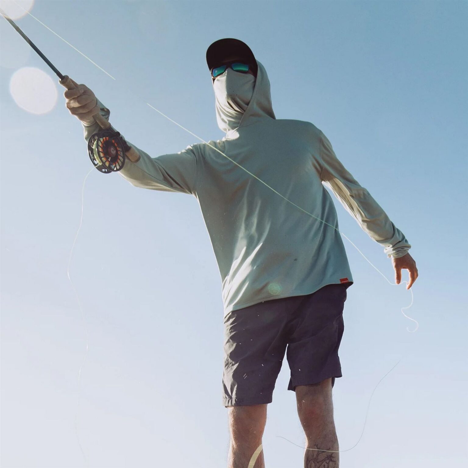 Tough Sun Masked Hoodie Iceberg – Obrázok 7